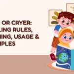 Crier or Cryer: Spelling Rules, Meaning, Usage & Examples