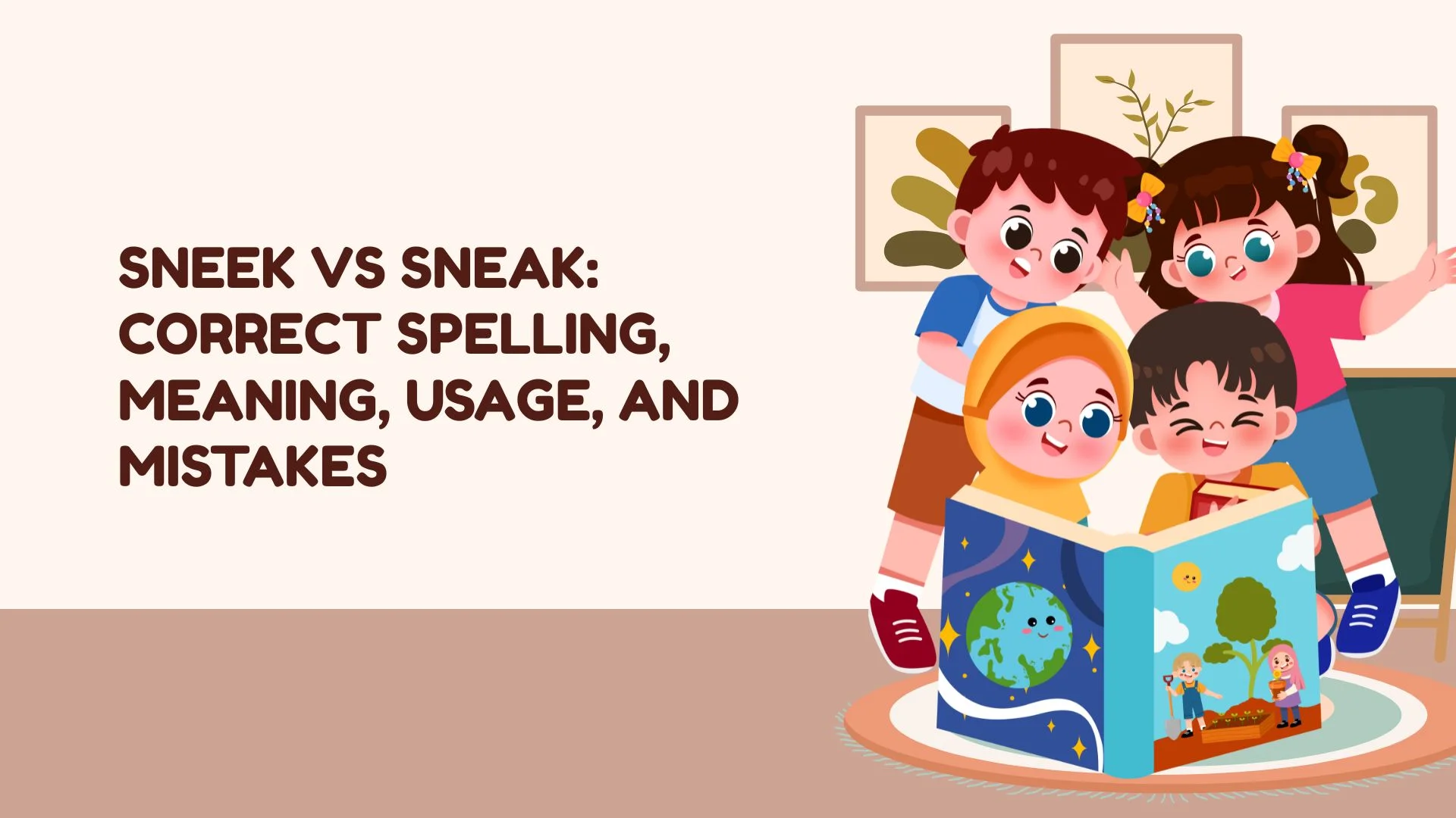 Sneek vs Sneak: Correct Spelling, Meaning, Usage, and Mistakes